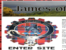 Tablet Screenshot of clanjames.com